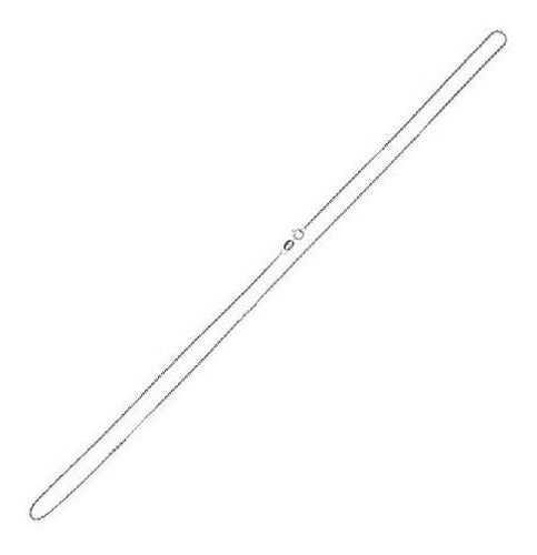 Collar De Cadena De Cable Rolo De Plata Esterlina Wellme De