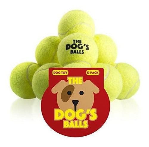 12 Pelotas De Tenis Para perro