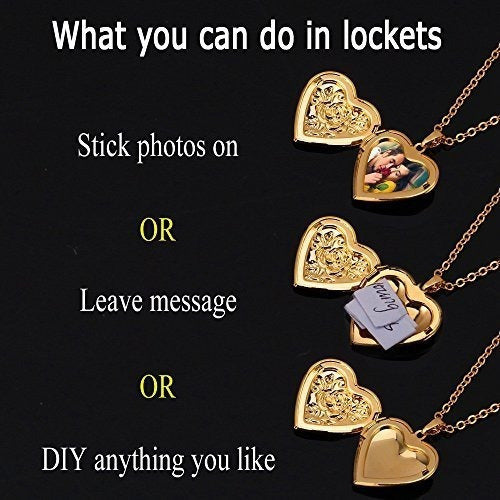 Collar chapado en oro de 18 quilates, con imagen personaliza