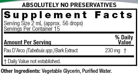 Nature's Answer Corteza Interior De Pau D'arco