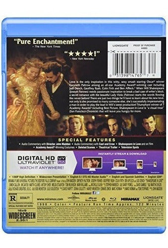 Shakespeare En El Amor blu-ray