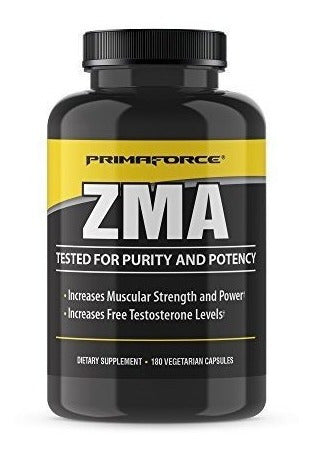Suplemento Primaforce Zma, 180 Cápsulas: Aumenta La Fuerza