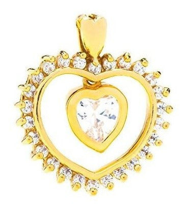 El Collar Del Corazón De Joyería De Por Vida, Zirconia