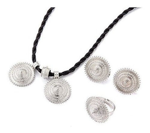 Sets de Collar Colgante, arete y Anillo Joyería