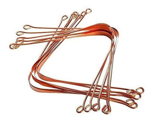 Limpiadores De Lengua De Cobre Healthandyoga (tm) -12 Pieza