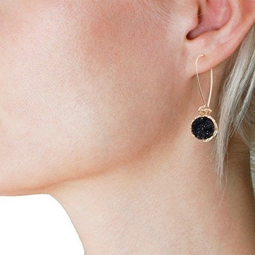 Pendientes de aros colgantes de gota para mujer