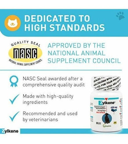 Vetoquinol Zylkene Cápsulas De Apoyo Conductual Para Perros