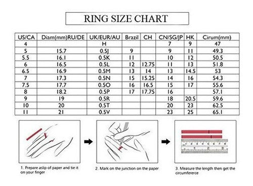 Mytys Vintage Jewelry Fashion Silver Ring Para Mujeres Negro