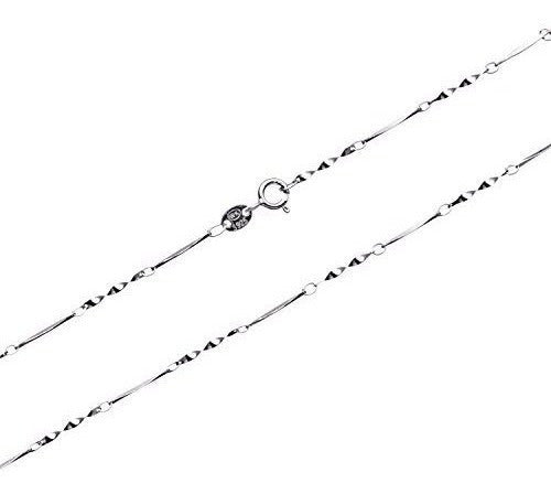 Cadena de eslabones de plata de ley 92