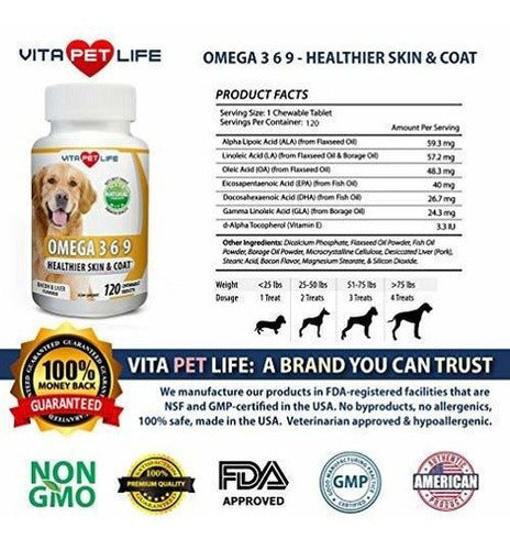 Omega 3 Para Perros Aceite De Pescado Aceite De Linaza