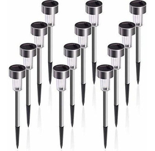 Luces solares para el Jardin - Paquete de 12 unidades