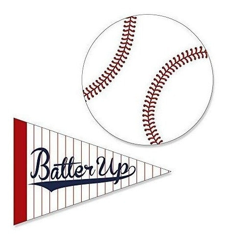 Batter Up Béisbol, Baby Shower En Forma De Diy O Recortes