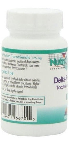 Tocotrienoles en fracción delta 125 Mg, 90 pastillas