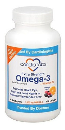 Omega-3 Extra Strength + Vitamin D3 Triglyceride Form 1200