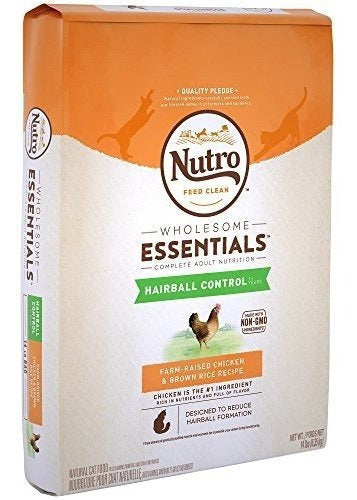 Nutro Hairball Control Alimento seco para gatos y pollo 14Lb