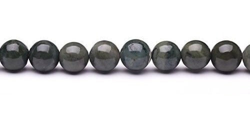 Cuentas De Jade Negro En Forma De Corazón