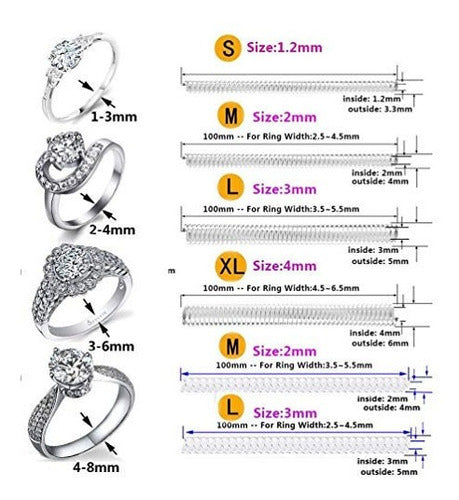 Ajustador De Tamaño De Anillo Invisible Coopache