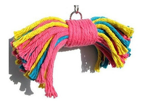 Big Birdie Bow Tie Bird Toy Juguete De Jaula Perfecto