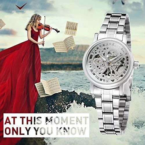 Reloj De Pulsera Para Mujer Color Plateado