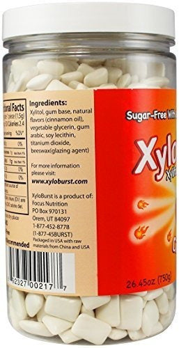 goma de canela, tarro de 500 unidades, natura