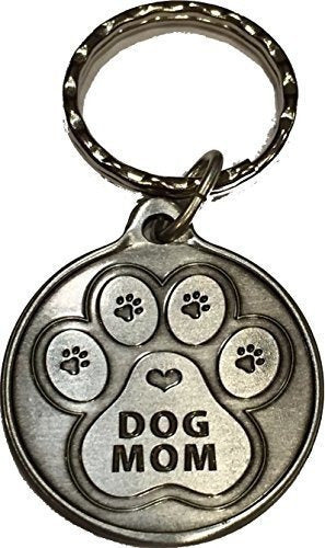 llavero Diseño de huellas de perro gráficos 3d