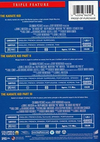 The Karate Kid /the Karate Kid 2 /the Karate Kid 3