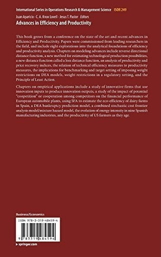 Avances en eficiencia y productividad