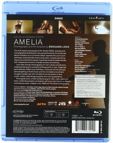 Lang: Amelia - Con La La La Human Steps blu-ray