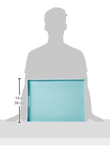 Charola rectangular Accents por Jay, con asa