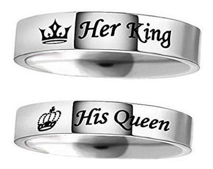 Anillo De Acero Inoxidable Plata Pulida