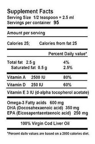 Aceite De Hígado De Bacalao Virgen
