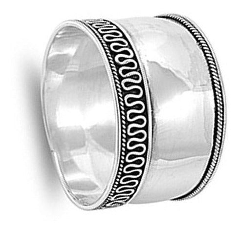 Anillo De Bali De Mujer De Plata De Ley 925