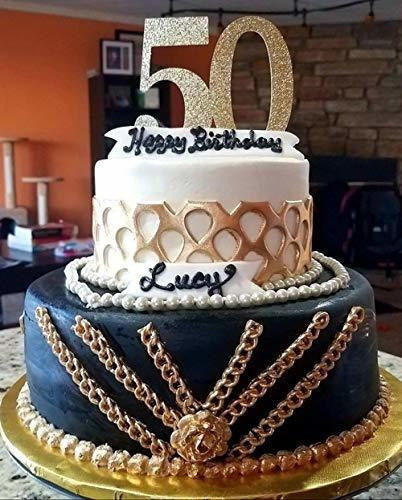 Palksky Diamond Silicona Fondant Cadena Molde Bolsa Monedero