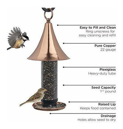Buenas Instrucciones T03p Comedero Para Pájaros Castella,