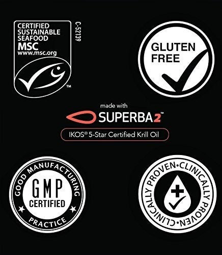 Aceite De Krill Antártico (doble Potencia) Con Omega-3 Epa,