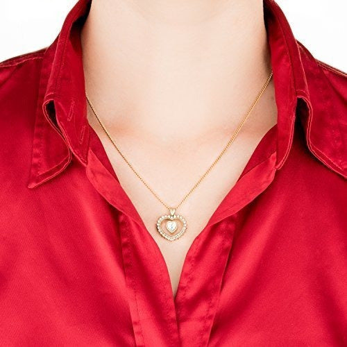 El Collar Del Corazón De Joyería De Por Vida, Zirconia