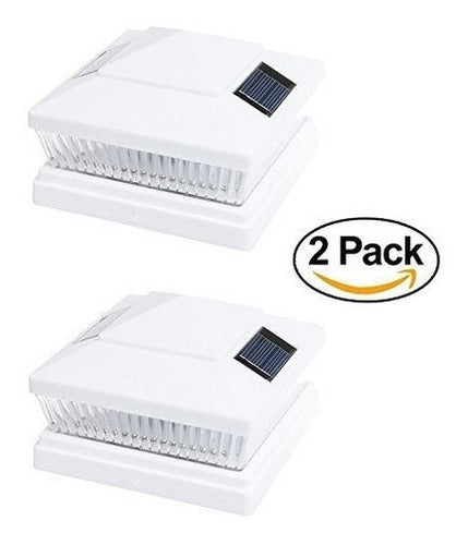 Paquete De 2 Paneles Solares Al Aire Libre