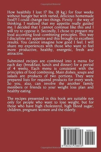 Pérdida de peso Plan de comidas de 4 semanas para perder 17