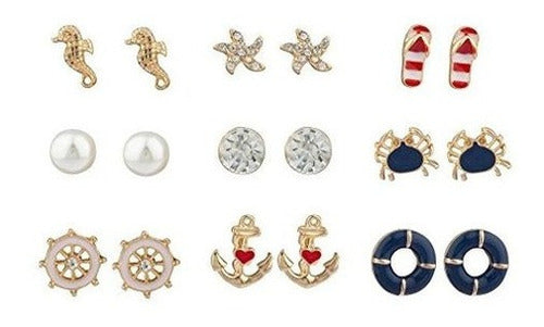 Paquetes de Aretes en oro diseños varios