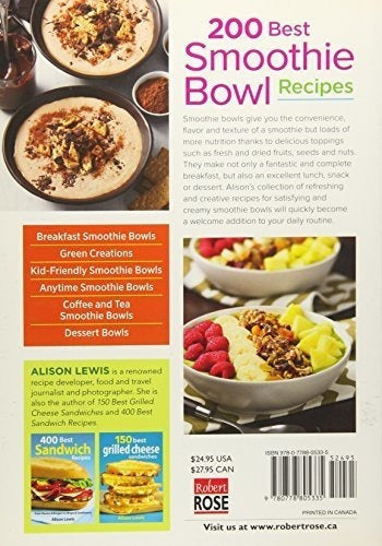 Tazón de 200 mejores recetas de batidos