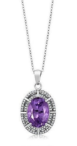 Collar colgante hecho en plata ley 925 para mujer