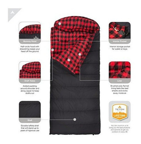 Saco de dormir color negro