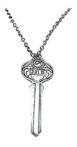 Collar Con Llave Sherlock Vintage 221b Baker Street House