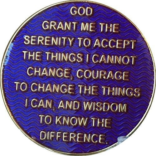 2 Meses De Medallón Aa Reflex, Chapado En Oro Púrpura