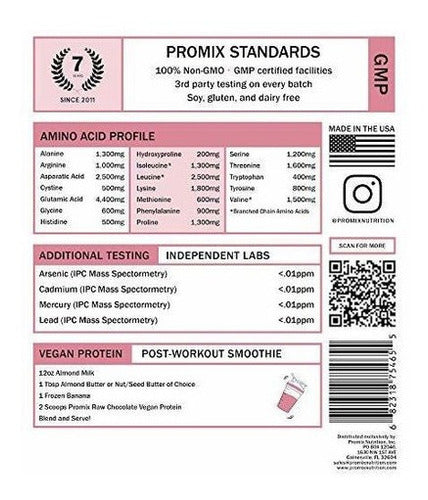 Proteína A Base De Plantas Veganas De Chocolate