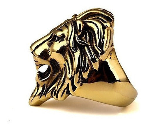 Anillo De Acero Inoxidable Para Hombre De 18 Quilates