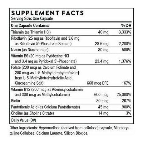 Thorne Research - Complejo Vitamina B con Active B12