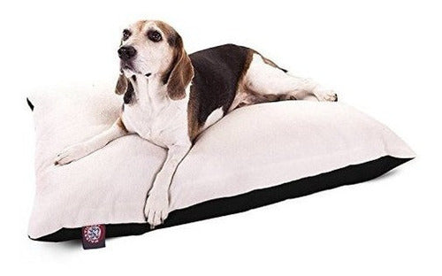 Cama De Perro De Mascota Rectangular De 30x40 Con Funda