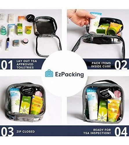 Transparente Aprobado Por La Tsa 3-1-1 Bolsa De Artículos