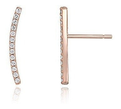 14k Oro Plateado Oreja - Pendientes